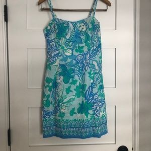 Lilly Pulitzer Green and Blue Dress
